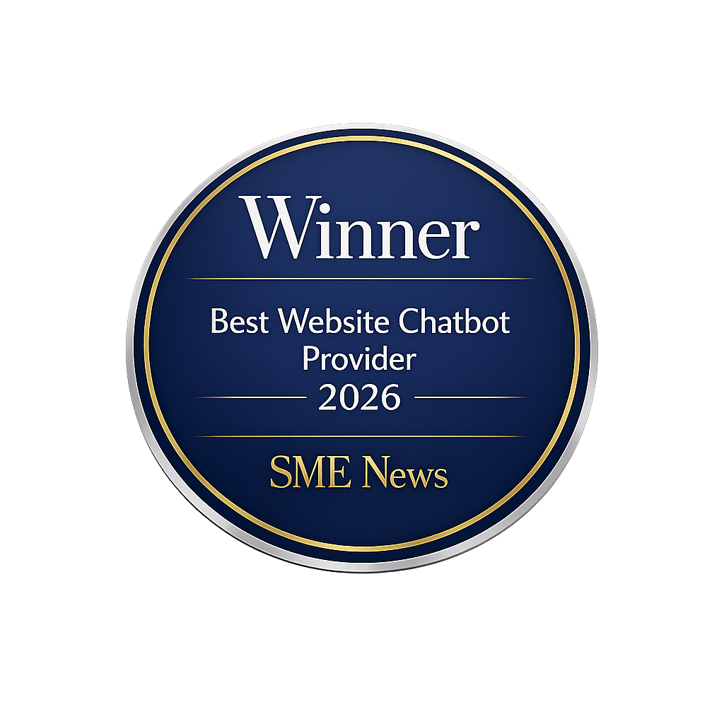 Winner Best Website Chatbot Provider 2026 - SME News